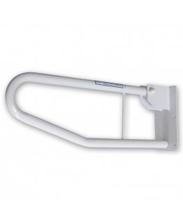 Tiltable bathroom handrail - metal