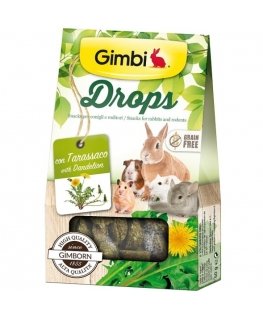 Rodent feed : Gimbi Drops with dandelion 50g. : with dandelion