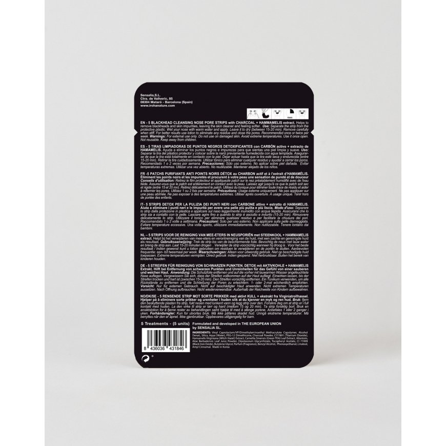 Iroha Nature Cleansing Nose Strips Detox Attīroša maska Abiem dzimumiem 5 ml – 2