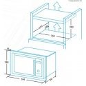 Edesa EMW-2010-IG XWH Kiinteä Grillimikroaaltouuni 20 L 800 W Valkoinen Edesa EMW-2010-IG XWH Kiinteä Grillimikroaaltouuni 20 L 800 W Valkoinen