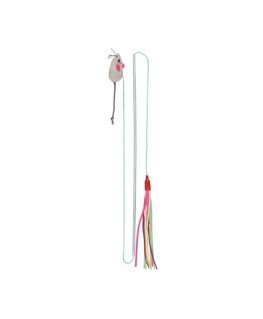 Toys for cats : Trixie Playing Rod with Smiley 50cm