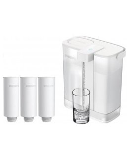 Philips AWP2980WH3/10 + filtry Micro X-Clean 3 szt. biały