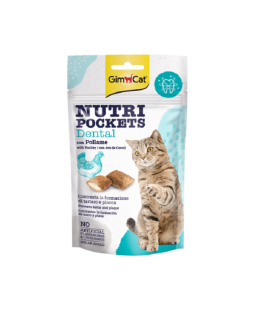 Cat treats : GIMBORN CimCat Nutri Pockets Cat Dental 60g
