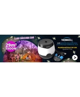 Sääsepeletaja EX90, akuga, THERMACELL, Must