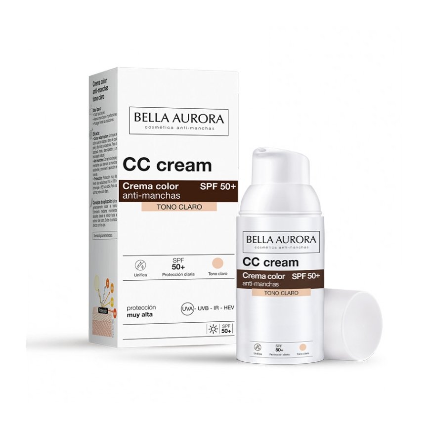 BELLA AURORA Dark Spot CC Cream SPF50+. Light shade 30 ml CC-voide – 2