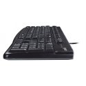 Logitech Keyboard K120 for Business näppäimistö USB QWERTY Kansainvälinen (US) musta