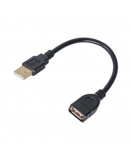 Akyga AK-USB-23 USB cable 0.15 m USB 2.0 USB A Black
