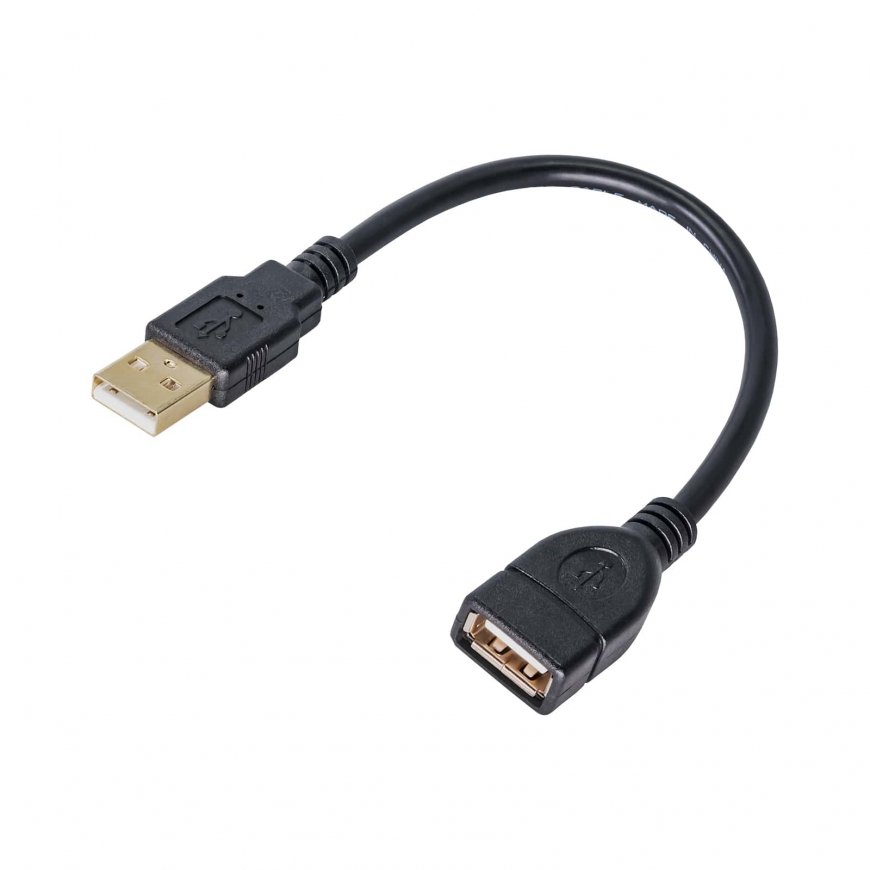 Akyga AK-USB-23 USB-kaabel 0,15 m USB 2.0 USB A Must