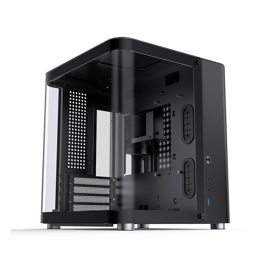 Jonsbo TK-1 2.0 „Mini Tower“ Juoda
