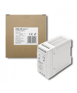 Qoltec Din Rail toiteallikas | 40W | 12V | 3,33A | Valge | Õhuke