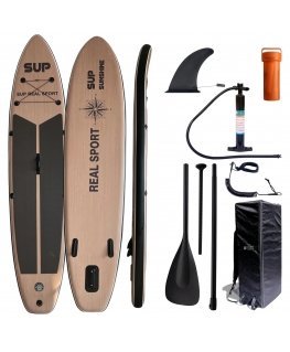EXTRALINK DESKA SUP 350CM POMPOWANA ZESTAW + WIOSŁO SUP-1011