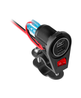 Peiying CHR0008 Built-in car charger with switch 2x USB 5V/2.1A