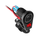 Peiying CHR0008 Built-in car charger with switch 2x USB 5V/2.1A
