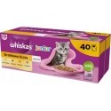 WHISKAS Junior Putnu gaļa želejā - mitrā kaķu barība - 40 x 85g