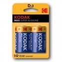 Kodak Max Super D Single-use battery Alkaline Kodak Max Super D Single-use battery Alkaline
