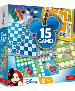 TREFL DISNEY lauamängude komplekt 15-ühes