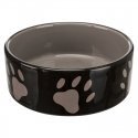 Animal bowl, ceramic : Trixie Ceramic bowl, with paw prints, 0.3 Animal bowl, ceramic : Trixie Ceramic bowl, with paw prints, 0.3