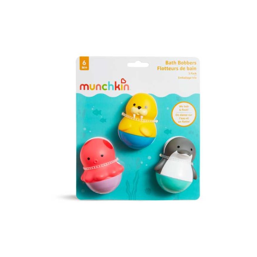 MUNCHKIN bath toys, Bath Bobbers, 6 months+, 3 pcs., 90267 – 5