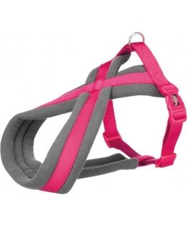 TRIXIE Premium touring braces, SM 40-70cm/20mm, fuchsia