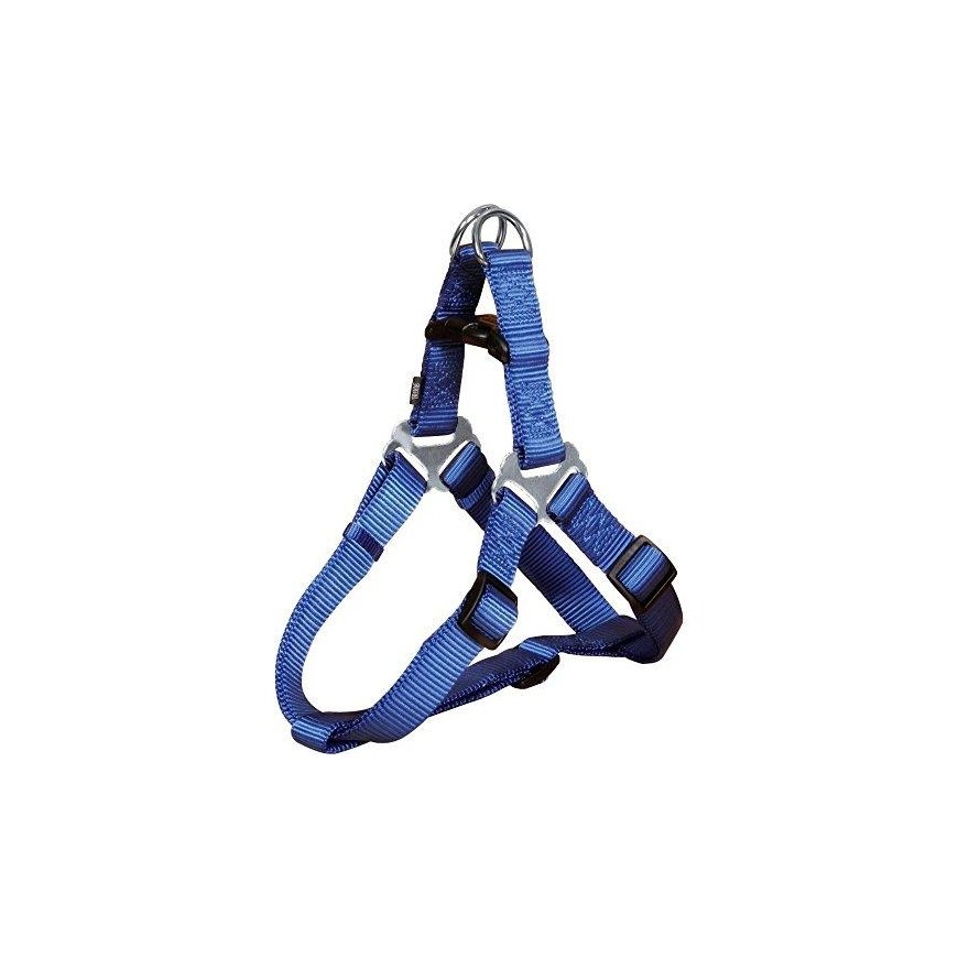 TRIXIE Premium One Touch petnešos, L 65-80cm/25mm, juodos – 2