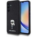 Case Karl Lagerfeld KLHCSA35GKNPSK A35 A356 black/black hardcase Fixed Glitter Ikonik Logo Metal Pin