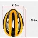 Rockbros Cycling helmet universal adjustable size M black-yellow Rockbros Cycling helmet universal adjustable size M black-yellow