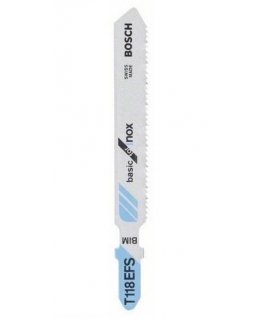 Bosch 2 608 636 497 kuviosahan, lehtisahan & puukkosahan terä Kuviosahanterä Kaksoismetalli 5 kpl