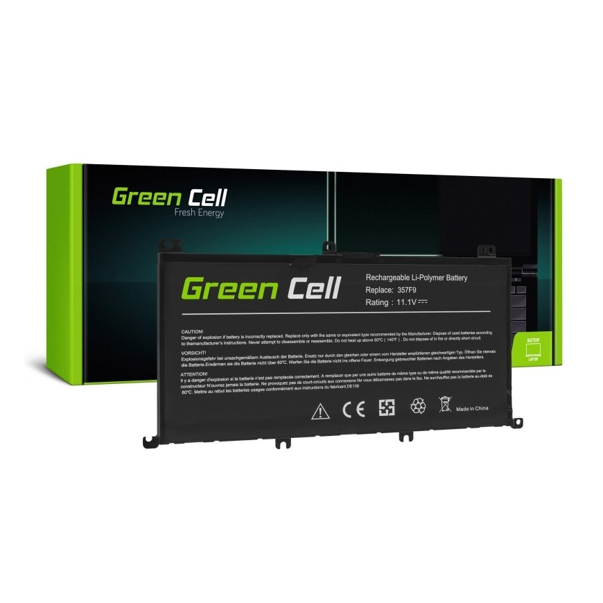 Green Cell DE139 portatīvo datoru rezerves daļa Baterija