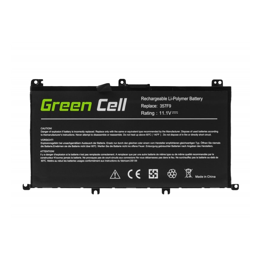Green Cell DE139 atsarginė knyginio kompiuterio dalis Baterija – 3