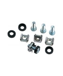 Triton Set M6 50 screws, washers, captive nuts Sudrabs