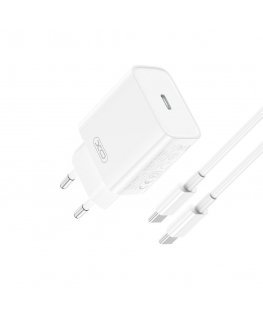 XO wall charger CE15 PD 20W 1x USB-C white
