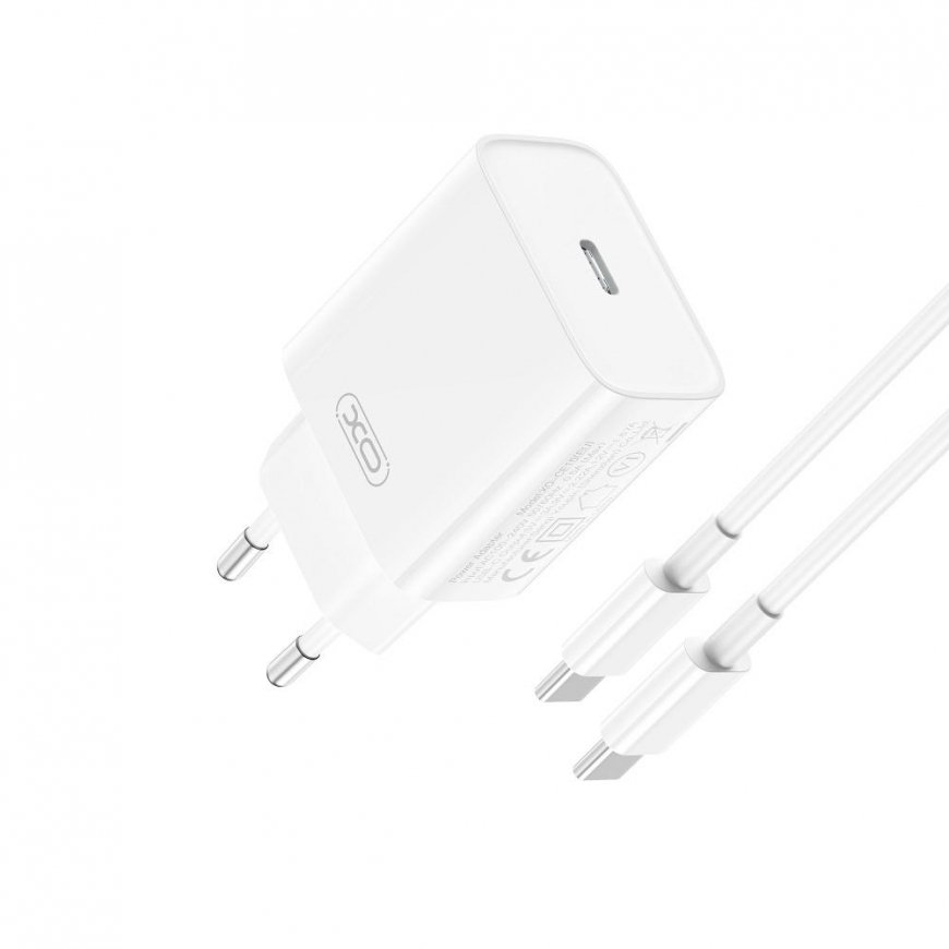 XO wall charger CE15 PD 20W 1x USB-C white