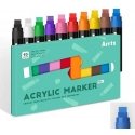 Acrylic markers - felt-tip pens ARRTX Jumbo, 10 colors Acrylic markers - felt-tip pens ARRTX Jumbo, 10 colors