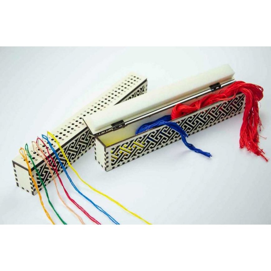BOBKOV DENIS FOP, reg. No. 2893417695 Needle holder on a wooden base. Ivory, 60 holes OG-006