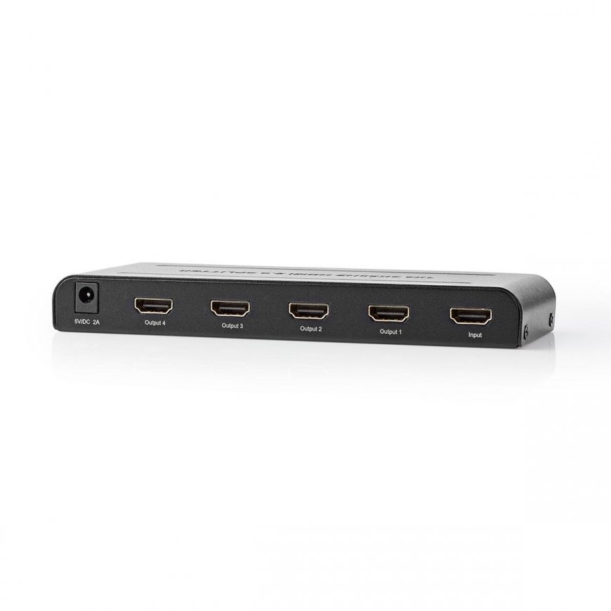 Nedis VSPL3474AT videojagur HDMI 4x HDMI – 5
