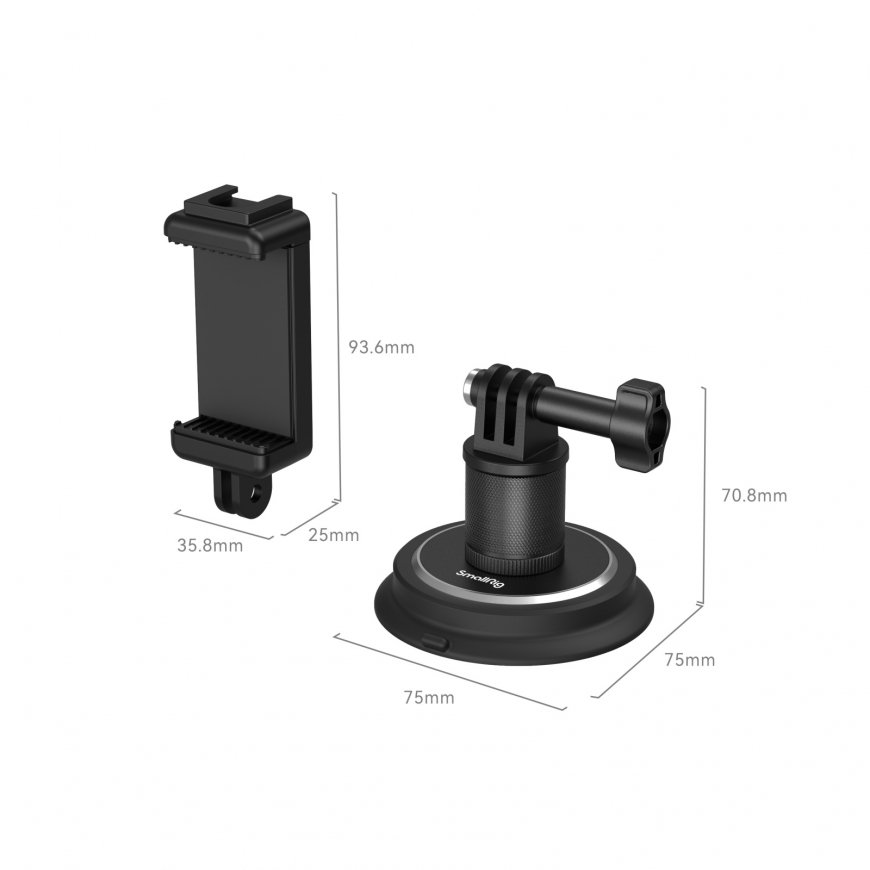 SmallRig 4347 монтажный аксессуар для камеры Крепление на присоске – 3