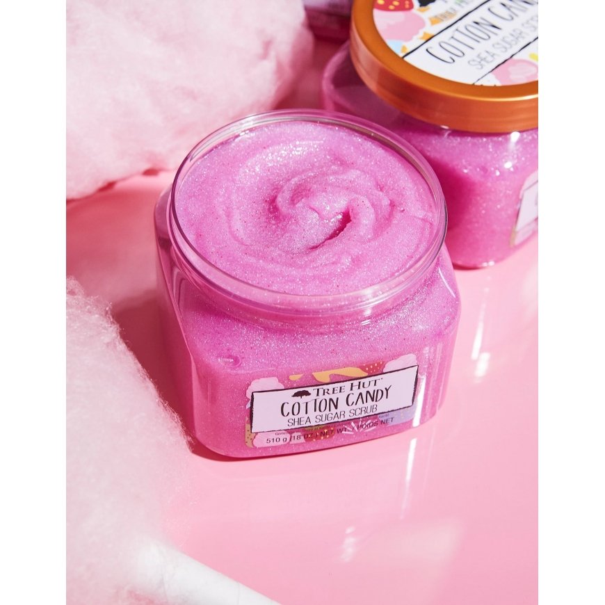 Tree Hut Cotton Candy Ķermeņa skrubis 510 g – 2