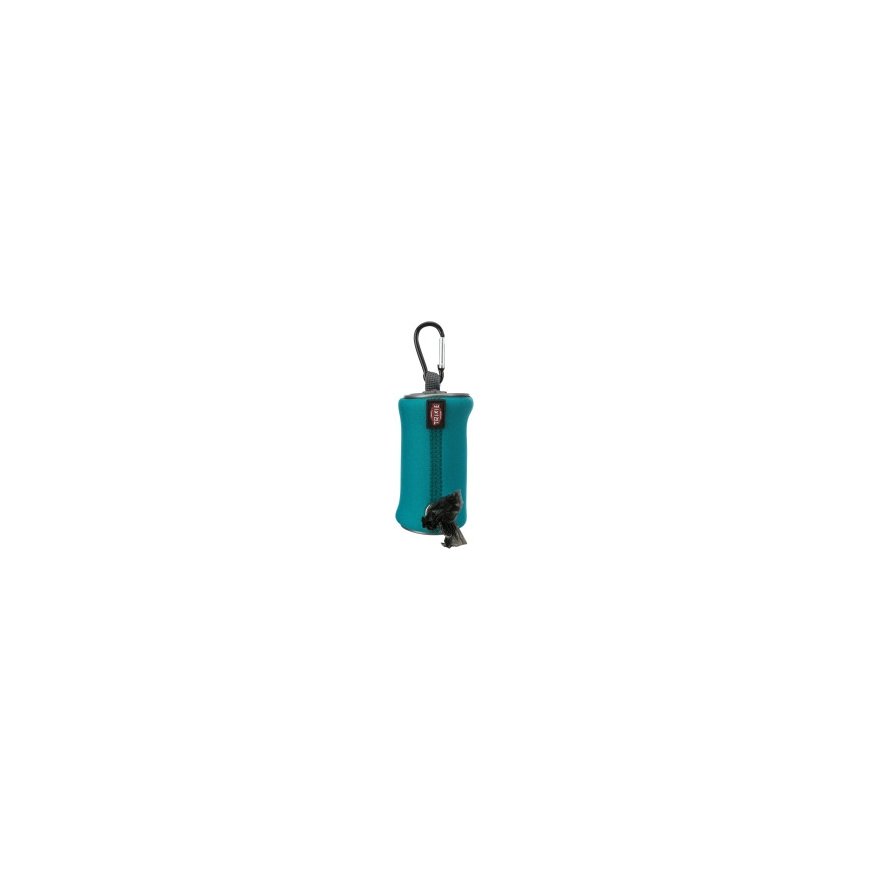 Bag dispenser : Trixie Poop bag dispenser, neoprene, 1 roll of 2