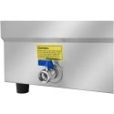 Royal Catering Bain-marie water heater with tap and glass cover 2200W 30L + 5x GN1/2 capacity