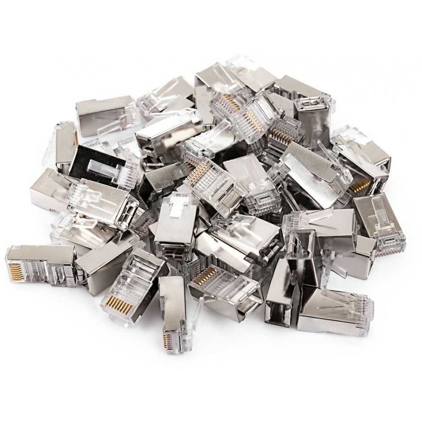 Spacetronik RJ45 direct cat5e FTP plug PT-RJ455FT-0 100 pcs. – 4
