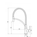 Kitchen faucet Domoletti Seina DSE914.5 black/chrome Kitchen faucet Domoletti Seina DSE914.5 black/chrome