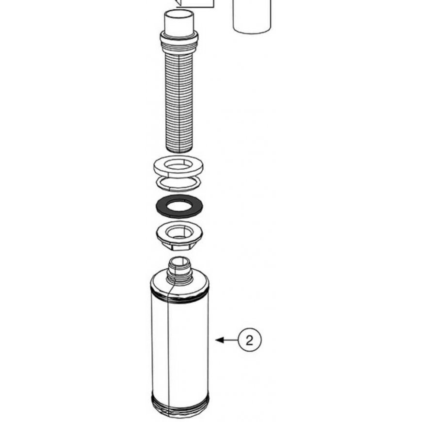 Plastikinis dozatoriaus buteliukas Blanco 122237 – 2
