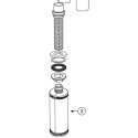 Plastic dispenser bottle Blanco 122237 Plastic dispenser bottle Blanco 122237