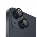 UNIQ Optix Aliuminio Camera Lens Protector iPhone 14 6.1" / 14 Plus 6.7" midnight juodas szkło na objektyvas aparatu su aplikato UNIQ Optix Aliuminio Camera Lens Protector iPhone 14 6.1" / 14 Plus 6.7" midnight juodas szkło na objektyvas aparatu su aplikato