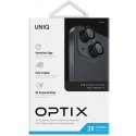 UNIQ Optix Aliuminio Camera Lens Protector iPhone 14 6.1" / 14 Plus 6.7" midnight juodas szkło na objektyvas aparatu su aplikato UNIQ Optix Aliuminio Camera Lens Protector iPhone 14 6.1" / 14 Plus 6.7" midnight juodas szkło na objektyvas aparatu su aplikato