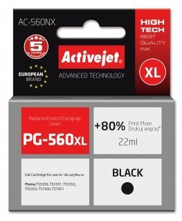 Activejet AC-560NX tindikassett 1 tk Kokkusobiv High (XL) Yield Must