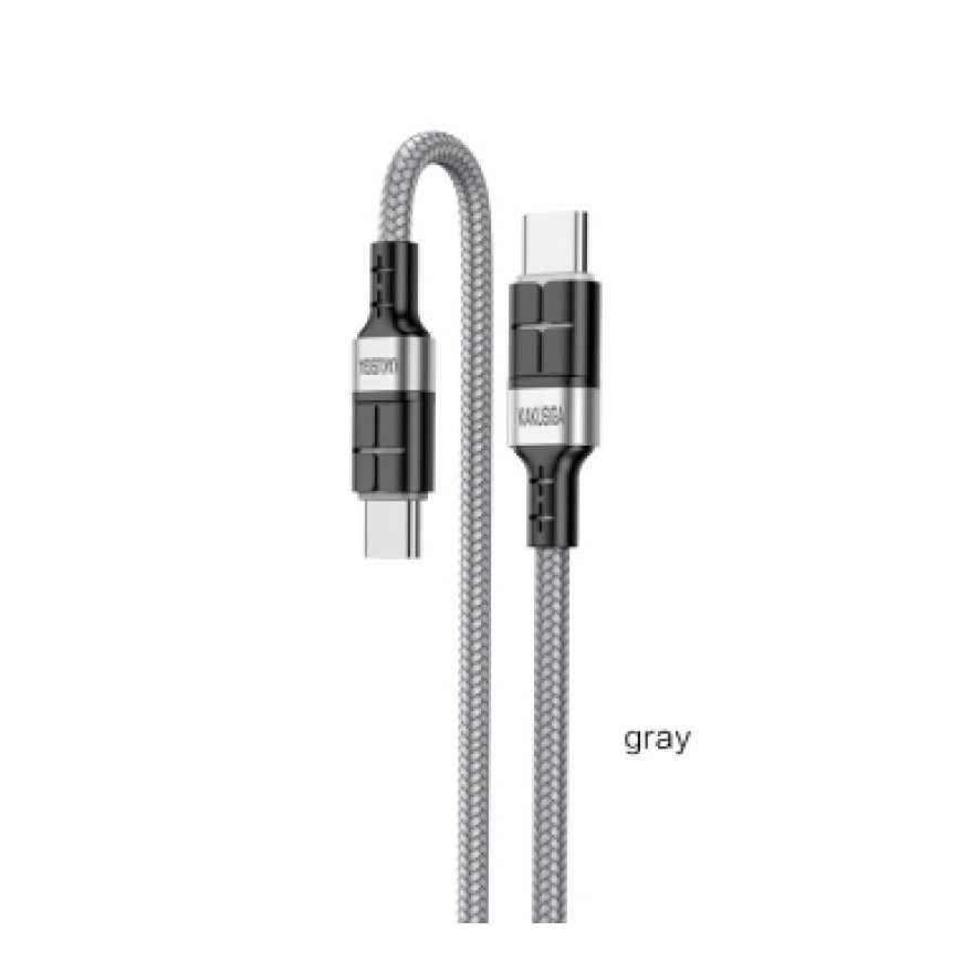 KAKUSIGA KSC-696 USB-C - USB-C charging cable 60W | 120 cm gray