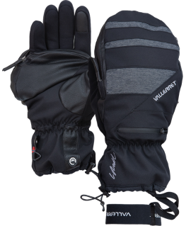 Vallerret Skadi Zipper Mitt LRS: Juodas XS