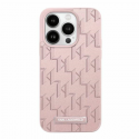 Dėklas Karl Lagerfeld KLHMP15LPKHPORPP iPhone 15 Pro 6.1" hardcase rožinis/pink Leather Monogram Metal Logo Dėklas Karl Lagerfeld KLHMP15LPKHPORPP iPhone 15 Pro 6.1" hardcase rožinis/pink Leather Monogram Metal Logo