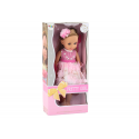 Lean Toys Doll pink dress long hair hairpin 38cm Lean Toys Doll pink dress long hair hairpin 38cm